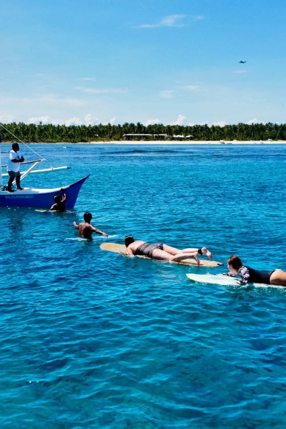 Various surf breaks across Siargao Island