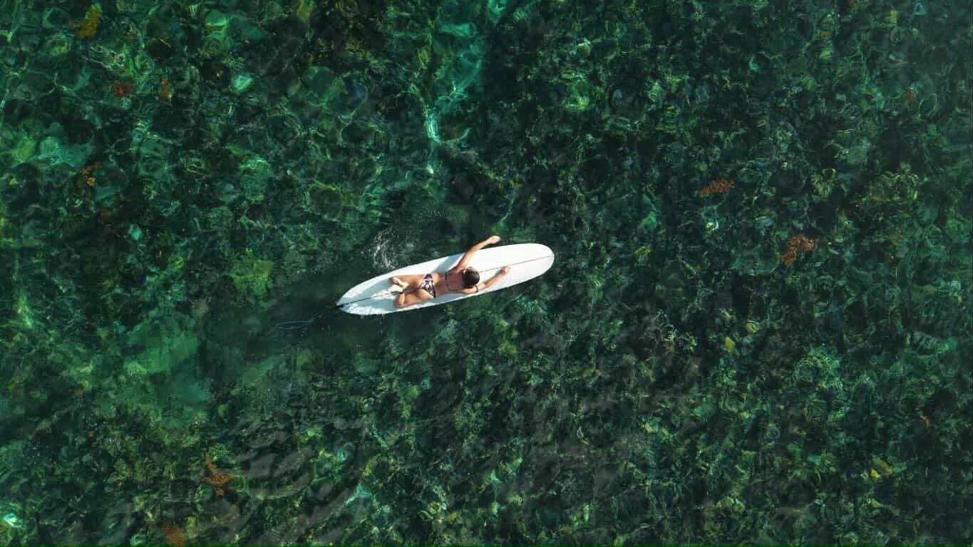 Surf coaching session at Cloud 9, Siargao